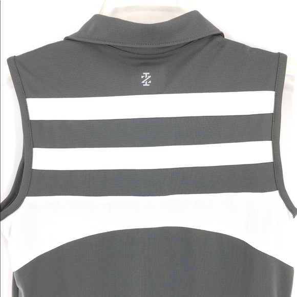 Grey Golf Tennis Athletic Performance Shirt - Picture 5 of 6